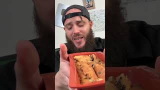 Tasting the cookie baked in the Subway oven, sorry for both parts lol #food #tasting