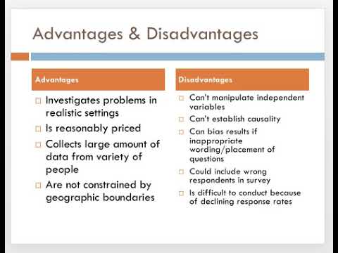 What are disadvantages of surveys?