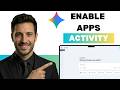 How to enable apps activity for Google Gemini on your phone (full guide 2026)