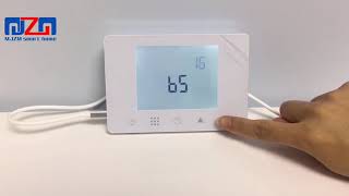 Thermostat reacts immediately after APP controlled BGL09RF-WiFi