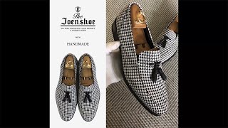 남ㅈ바수제화 구두 조앤슈 - 세리노 하운드투스 체크 테슬로퍼 #handmadeshoes #menshoes #남자수제화 #남자로퍼 #테슬로퍼