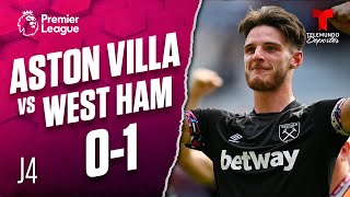 Highlights & Goals: Aston Villa vs. West Ham 0-1 | Premier League | Telemundo Deportes