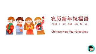 【我们的节日•农历新年(三)】农历新年祝福语 | 拜年不词穷，四字祝福语学起来！| Chinese New Year Greetings | Learn Chinese | 中英文对照