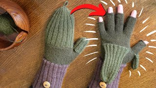 Knitting a Pair of ✨Secret Gloves✨