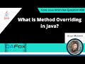 What is method overriding in Java (Core Java Interview Question #89)