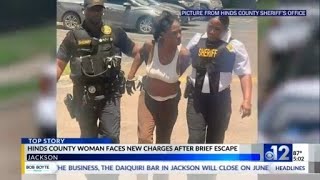 Woman captured after escaping custody during transport to Hinds County jail