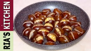 Chestnuts in the Pan 🌰 Easy and Fast Way