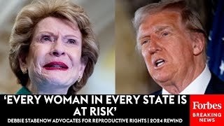 Debbie Stabenow Advocates For Reproductive Rights During Her Final Year In The Senate | 2024 Rewind