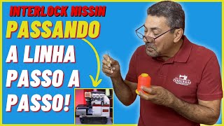 ENFIANDO A LINHA E OS FIOS NA INTERLOCK NISSIN | Consermak