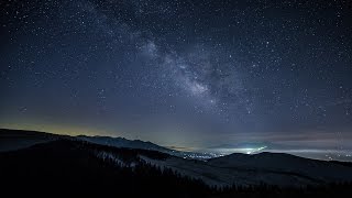 霧ヶ峰高原 早春の星空景色 March 2016 Spring starry sky Kirigamine plateau