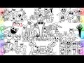 POPPY PLAYTIME CHAPTER 3 Coloring Pages / How To COLOR All BOSSES and MONSTERS from All Chapters