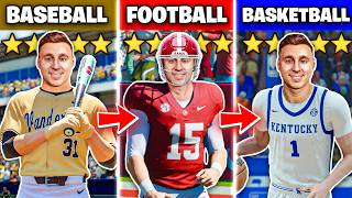 I Created A 5-Star College Superstar In EVERY Sport!