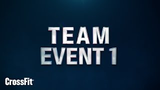 2015 Regionals: Team Event 1 Announcement