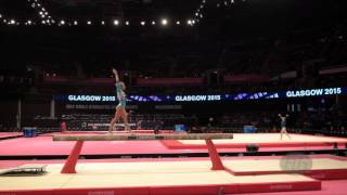 MILLOUSI Vasiliki (GRE) - 2015 Artistic Worlds - Qualifications Balance Beam