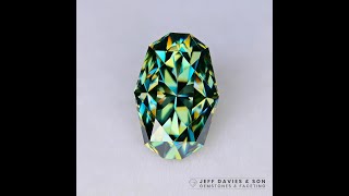 3.81ct Lab Dichroic Moissanite