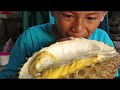 mukbang makan durian super tebal manis u0026 legit bikin ketagihan