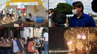 La pandemia deja muertos y penurias en el mundo con desconfianza en las autoridades | AFP