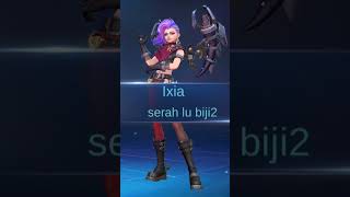 update hero Ixia animasi model nya keren robotic banget #mlbb