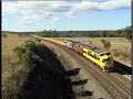 Australian streamliner locomotive GM10 with HL203 & EL53 - Southern Highlands - June 2004