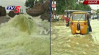 Warangal Rains | Inland Areas Submerged With Flood Water | Telugu News | TV5 News