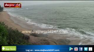 Ullal: Ferocious waves lash at Someshwara  beach_Daijiworld Television