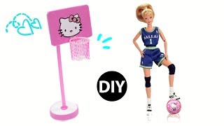 DIY Mini Hello Kitty Basketball Hoop for Dolls by Creative World