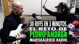 30 riffs en 3 minutos: El reto de Pedro Andrea en MariskalRock