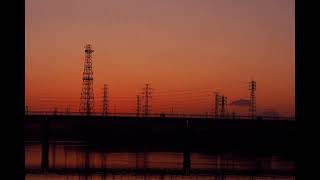 【Time Lapse】191201_鶴見川鷹野大橋_夕日_2