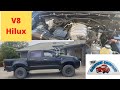 KUN26 Hilux 3uz Swap overview.  1KD turbo diesel out and 3uz-fe V8 Engine conversion by CartuneNZ