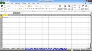 Excel 2010 Tutorial The Excel Environment-2010 Microsoft Training Lesson 1.3