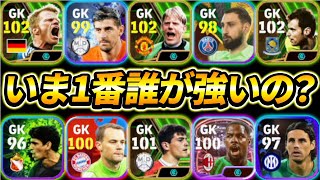 【完全版】いま1番強い最強GKランキングTOP10！現環境の強いGKを徹底解説！【eFootball2024,イーフットボール2024,イーフト】