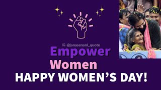 Happy International Women's Day🎉! Pawan Kalyan! JanasenaParty! Vakeelsaab! Women's Day! PSPK! WithPK