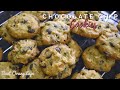 How to make Crunchy Chocolate Chip Cookies Recipe | Resepi Biskut Raya Cip Coklat Rangup