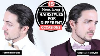 ✅ 15 Mens Long Hairstyles for Different Occasions - Formal, Corporate & Casual