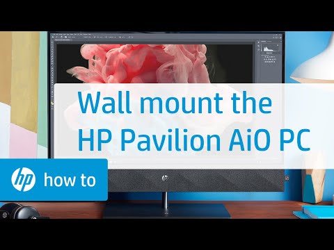 Unboxing Hp S2031 Monitor Pavilion 22bw Wall Mount Removing The Monitor Stand For Wall Mounting Hp Pavilion All In One Pc