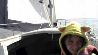 Sailing Lake Palourde on Catalina 22 MKII maiden voyage S/V Wind Rockit