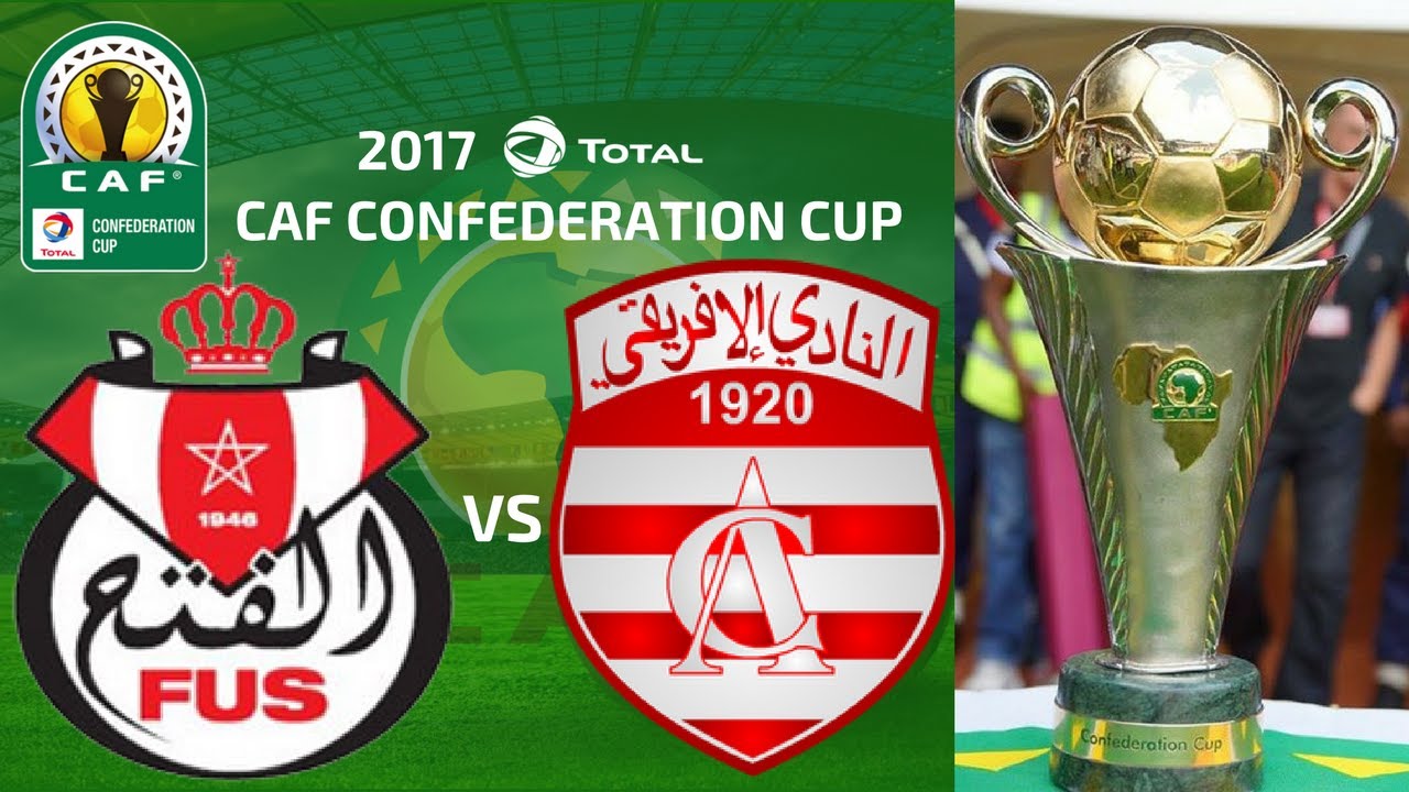 2017 Total CAF Confederation Cup FUS Rabat Vs. Club Africain - YouTube