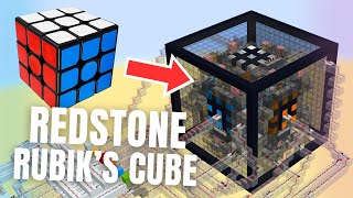 I Built a Redstone Rubik's Cube in Minecraft