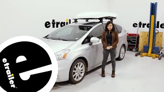 Step-By-Step Installation Tutorial for the Inno Wedge 660 Rooftop Cargo Box on a 2014 Toyota Prius v