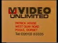 Video Unlimited (1981) VHS UK Logo