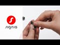 How to replace the miniReceiver 3.0 on a Pure Charge&Go hearing aid | Signia Hearing Aids