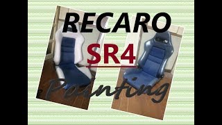 【DIY】レカロ セミバケ 塗装 染めQ RECARO SR4 Painting