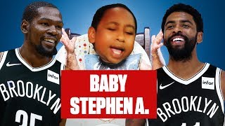 Baby Stephen A. reacts to the Knicks missing out on Kevin Durant, Kyrie Irving | ESPN