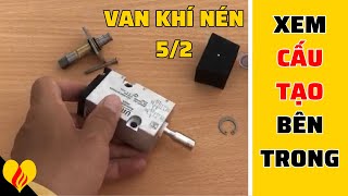 Cấu tạo Van solenoid khí nén 5 2 | Van đảo chiều khí nén|  và nguyên lý hoạt động | Tâm Lửa