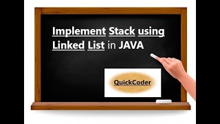Implement Stack Using Linked List | Stack Adapter | JAVA