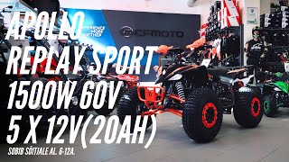 Laste ATV Apollo Nitro Replay Sport RS8 1500W 60V