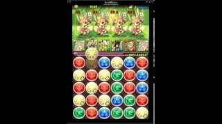 パズドラ　橙の華龍　麒麟　the orange flower dragon Kirin