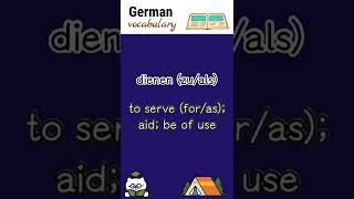 dienen (to serve) | German vocabulary