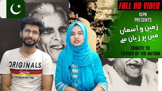 Indian react on Zameen o Aasman Mein Har Zuban | ISPR Tribute to Quaid e Azam  |