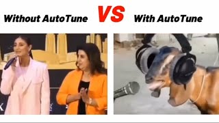 Without Auto Tune vs With Auto Tune | Viral Memes | अब तो बकरी भी सिंगर बन गई | Crazy Amar Fun Club